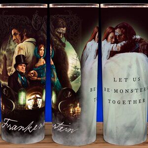Frankenstein - Let Us Be Monsters Together - Del Toro Movie Cup Mug Tumbler 20oz